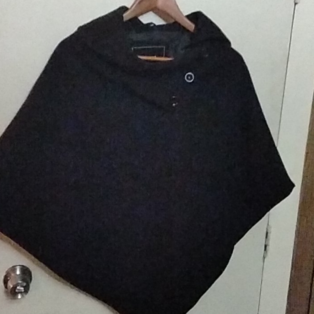 Women's Black winter cape